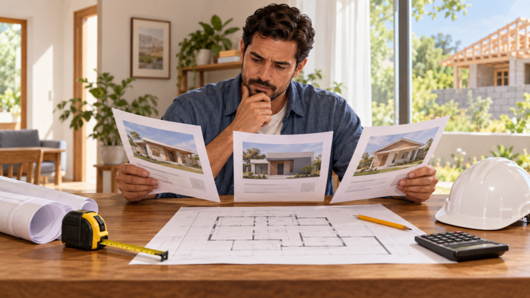 Preço de pedreiro comparado em propostas para construir casa
