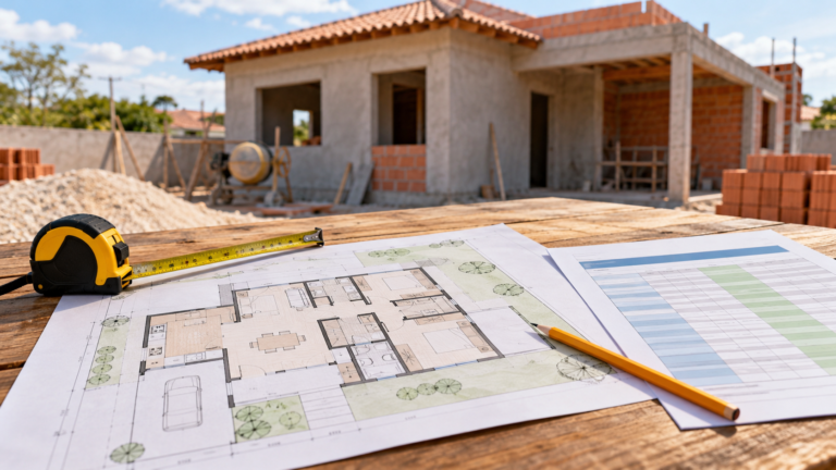 Quanto custa uma casa de padrão médio, planejamento de custos para construção residencial.